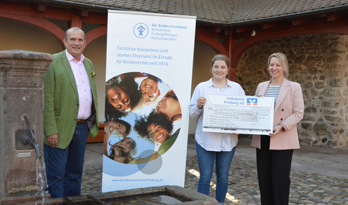 Spendentermin Kinderschutzbund KV Freiburg/Breisgau-Hochschwarzwald (Foto: Gerhard Lück)